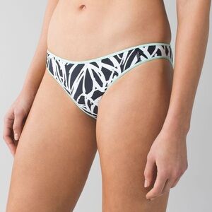 Lululemon Athletica Black and White Bikini Bottom
